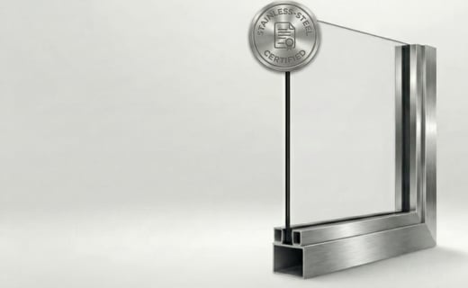 Edelstahl-Profil Querschnitt – Premium-Upgrade